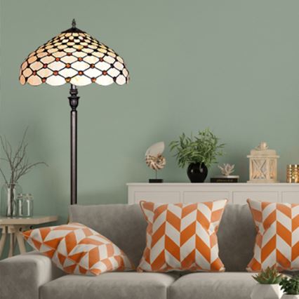 Prezent 76 - Lattialamppu TIFFANY 2xE27/60W