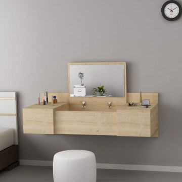 Pukeutumispöytä ZAKKUM 33x100 cm beige
