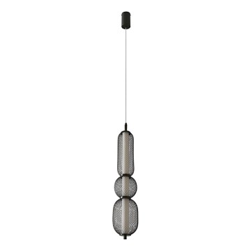 PUMA LED - Riippuvalaisin LED/15W/230V, halkaisija 14 cm, musta