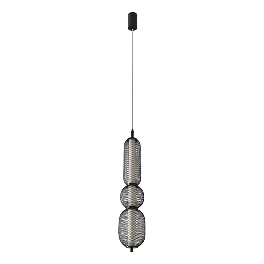 PUMA LED - Riippuvalaisin LED/15W/230V, halkaisija 14 cm, musta