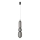 PUMA LED - Riippuvalaisin LED/15W/230V, halkaisija 14 cm, musta