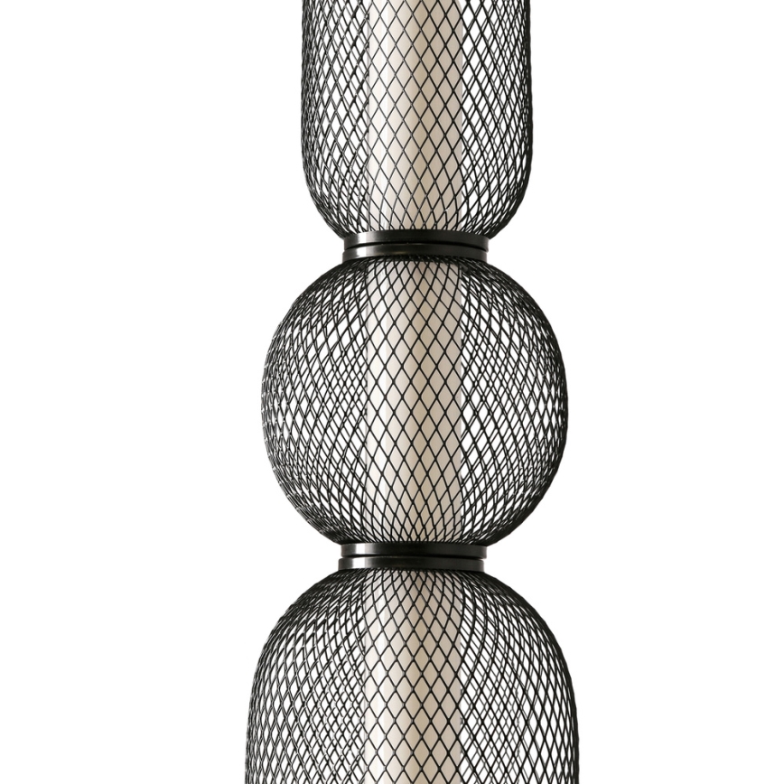 PUMA LED - Riippuvalaisin LED/15W/230V, halkaisija 14 cm, musta