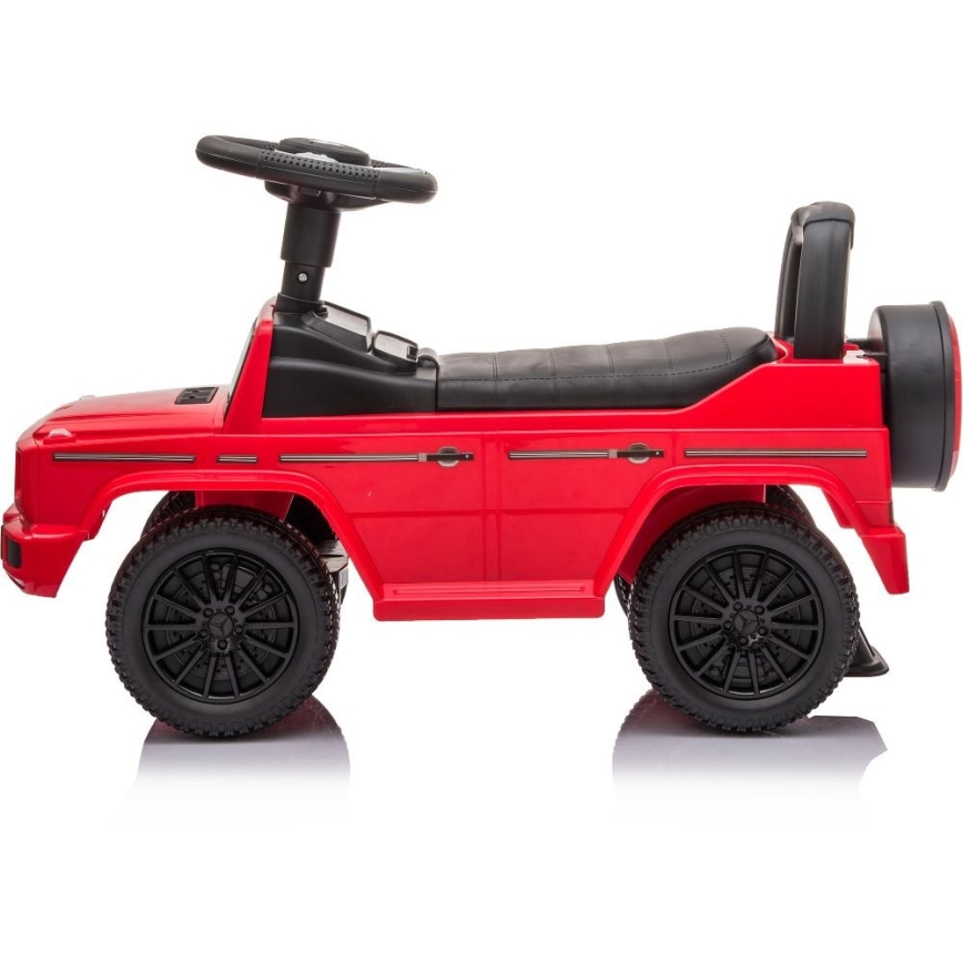 Push auto Mercedes G350d 2xAA punainen/musta
