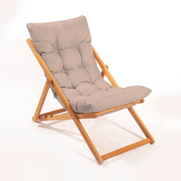 Puutarha lepotuoli beige/pyökki