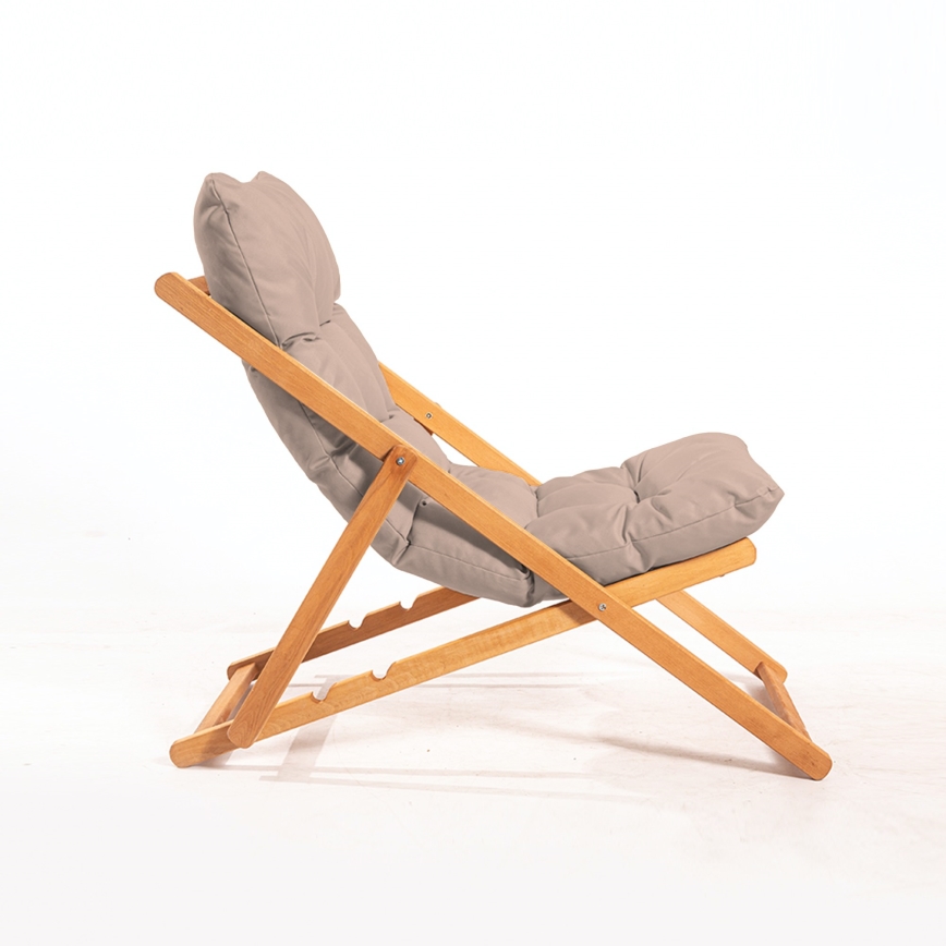 Puutarha lepotuoli beige/pyökki