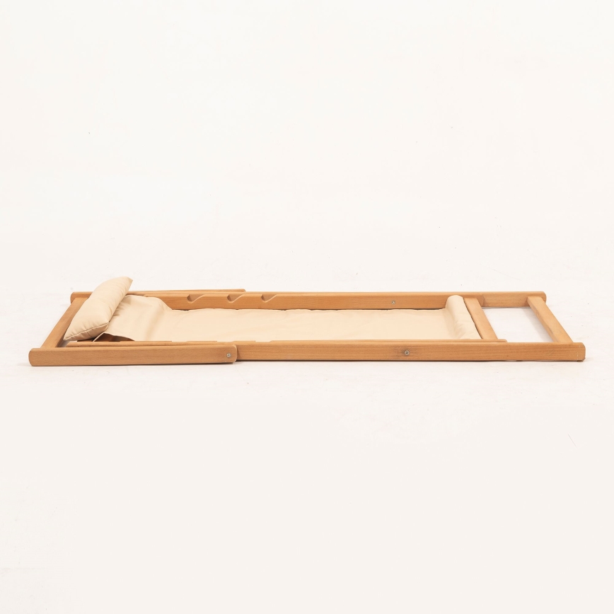 Puutarhatuoli beige/tammi