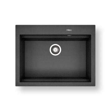 Pyramis 70094201 - Keittiöallas SIROS 67x51,5 cm  graniitti/musta