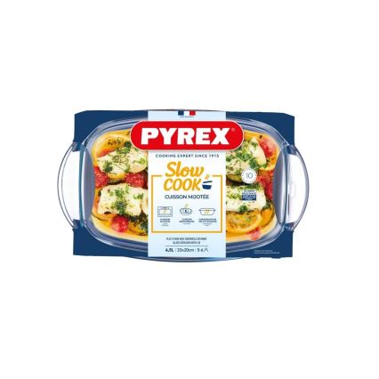 PYREX 4,5 l uunivuoka kannella