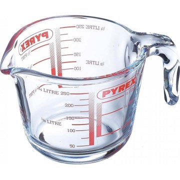 PYREX-lasinen mittakannu 0,25 l