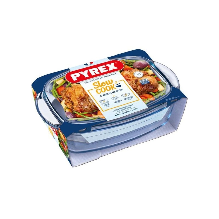 PYREX-uunivuoka kannella 6,7 l