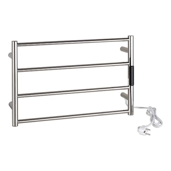 Pyyheteline 56x37 cm ruostumaton teräs/hopea