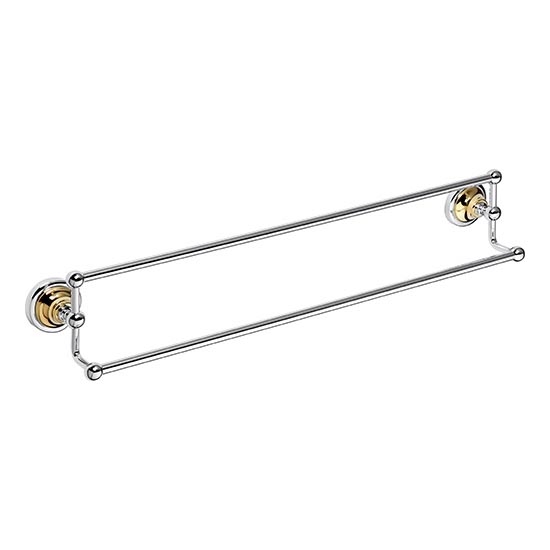 Pyyheteline 66,5x12,5 cm hopea/kulta