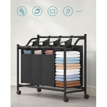 Pyykkikori LINA musta