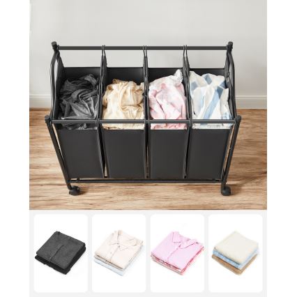 Pyykkikori LINA musta