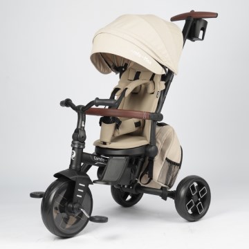 QPlay - Lasten kolmipyörä 8-in-1 COMFO MAX beige