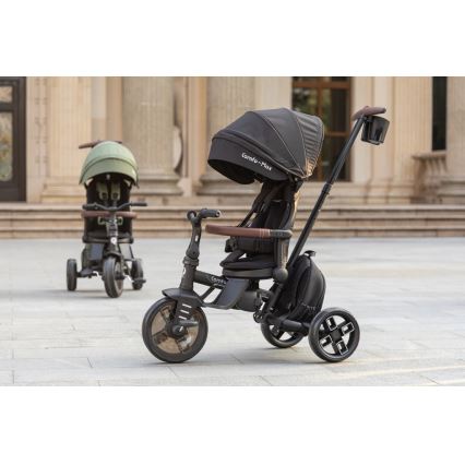 QPlay - Lasten kolmipyörä 8-in-1 COMFO MAX musta