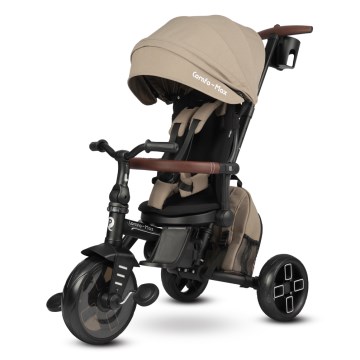 QPlay - Lasten kolmipyörä 8-in-1 COMFO MAX ruskea
