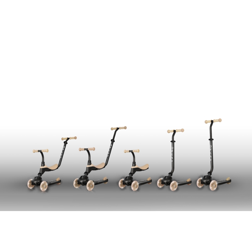 QPlay - Lasten skootteri 5in1 SEMA beige