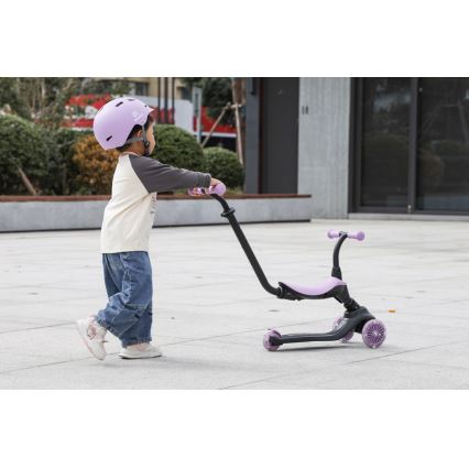 QPlay - Lasten skootteri 5in1 SEMA violetti