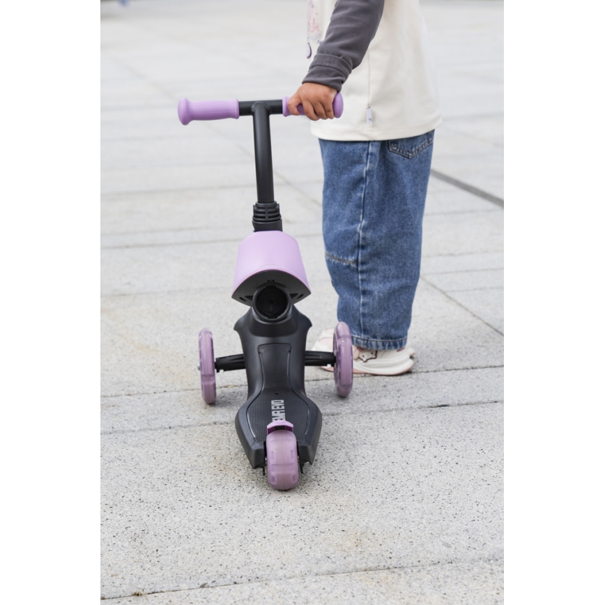 QPlay - Lasten skootteri 5in1 SEMA violetti