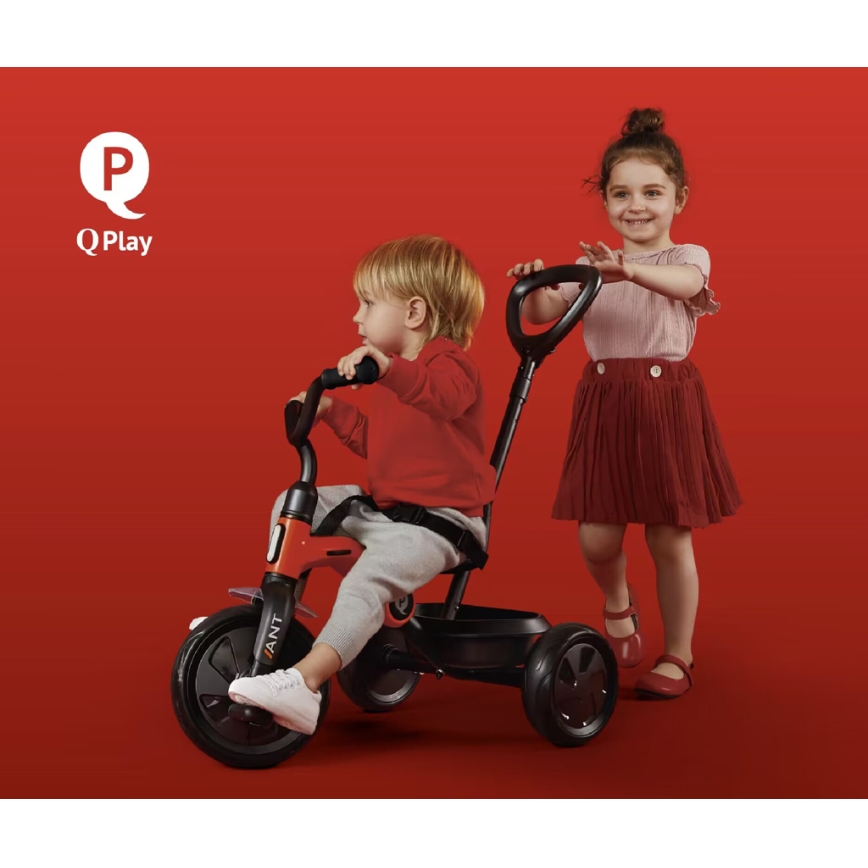 QPlay - QPlay - Lasten kolmipyörä ANT PLUS vaaleanpunainen