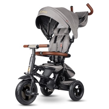 QPlay - RITO DELUXE 6-in-1 lasten kolmipyörä, harmaa