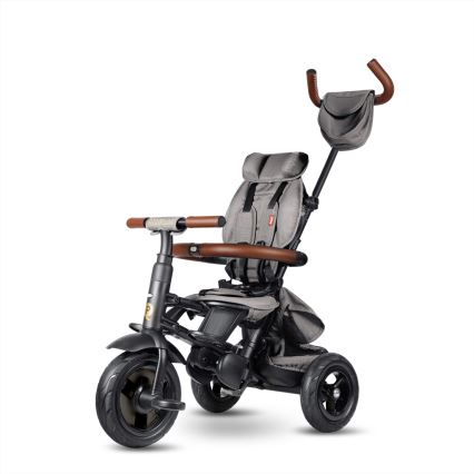 QPlay - RITO DELUXE 6-in-1 lasten kolmipyörä, harmaa