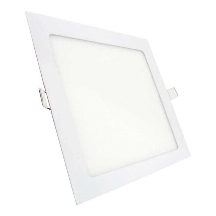 QTEC LED-upotettava alasvalo 15 W, 230 V, 2700 K, 19 x 19 cm