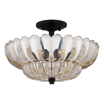 Quoizel - Kattovalo WHITECAP 4xE14/40W/230V halkaisija 39,5 cm