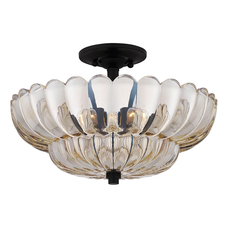 Quoizel - Kattovalo WHITECAP 4xE14/40W/230V halkaisija 39,5 cm