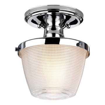 Quoizel - Kylpyhuoneen kattovalaisin DUBLIN 1xE27/40W/230V IP44 kiiltävä kromi