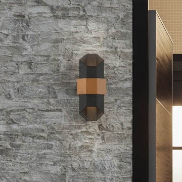 Quoizel - LED-ulkoseinävalaisin CHASM 2xLED/5,5W/230V IP44