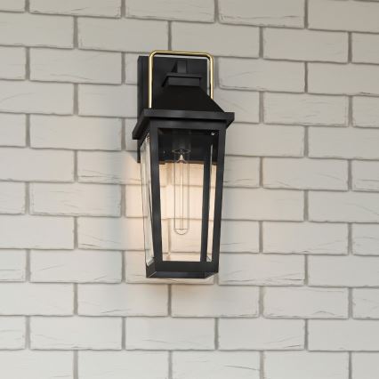 Quoizel - Ulkoseinävalaisin BUCKLEY 1xE27/40W/230V IP44 musta