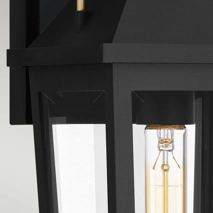 Quoizel - Ulkoseinävalaisin BUCKLEY 1xE27/40W/230V IP44 musta