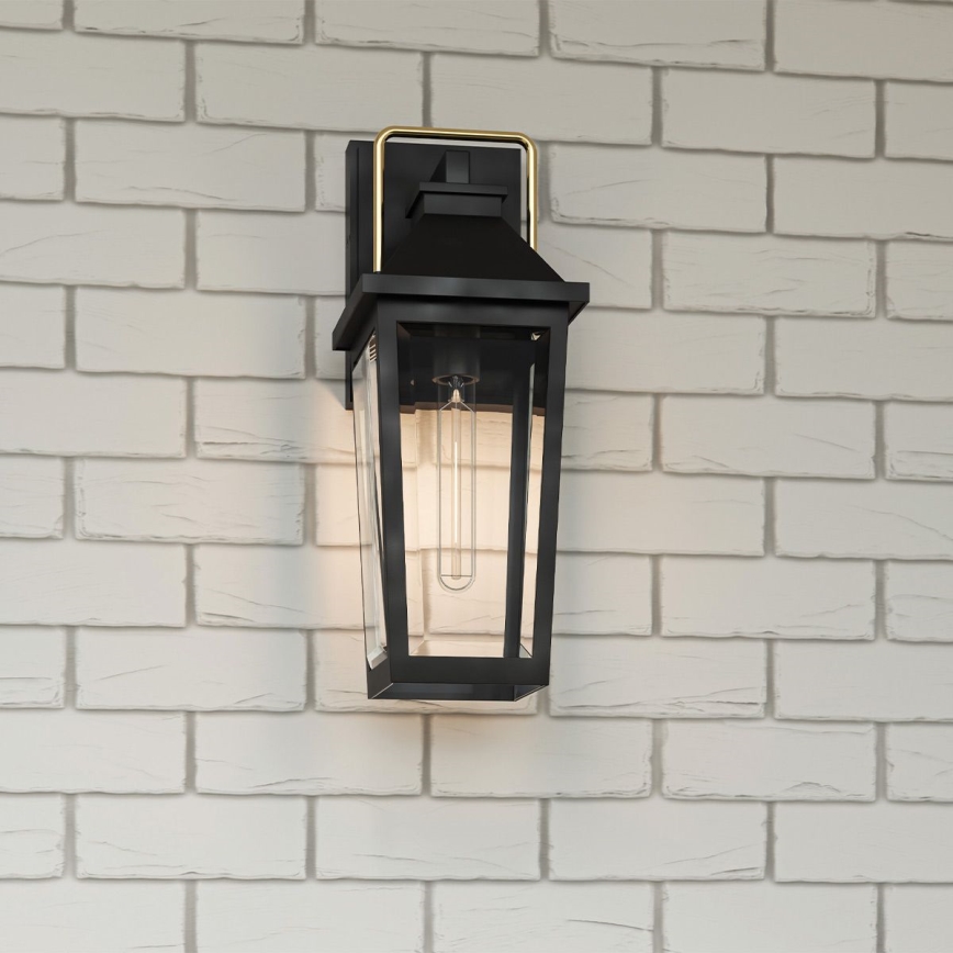 Quoizel - Ulkoseinävalaisin BUCKLEY M 1xE27/40W/230V IP44 musta