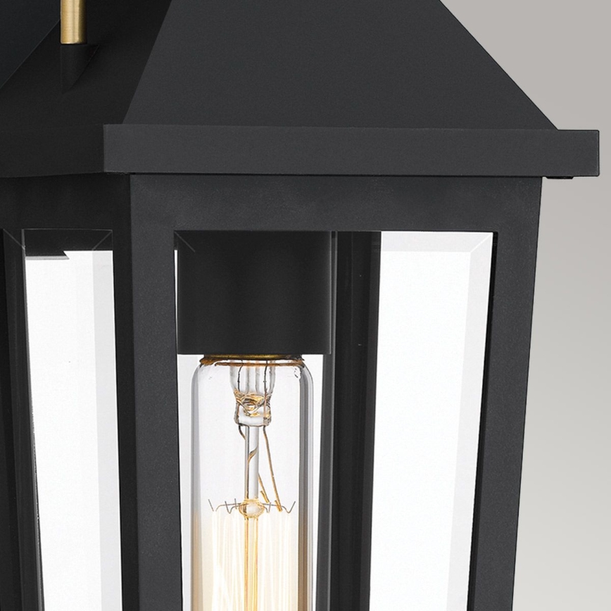 Quoizel - Ulkoseinävalaisin BUCKLEY S 1xE27/40W/230V IP44 musta