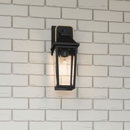 Quoizel - Ulkoseinävalaisin BUCKLEY 1xE27/40W/230V IP44 musta