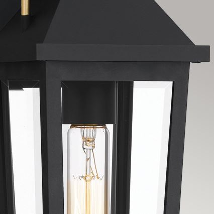 Quoizel - Ulkoseinävalaisin BUCKLEY 1xE27/40W/230V IP44 musta