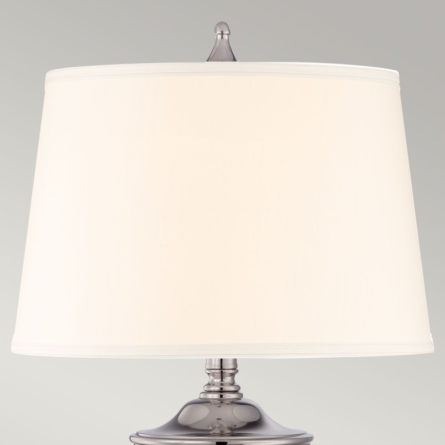 Quoizel - Pöytävalaisin DENNISON 1xE27/60W/230V kiiltävä kromi