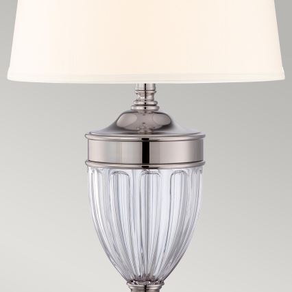 Quoizel - Pöytävalaisin DENNISON 1xE27/60W/230V kiiltävä kromi