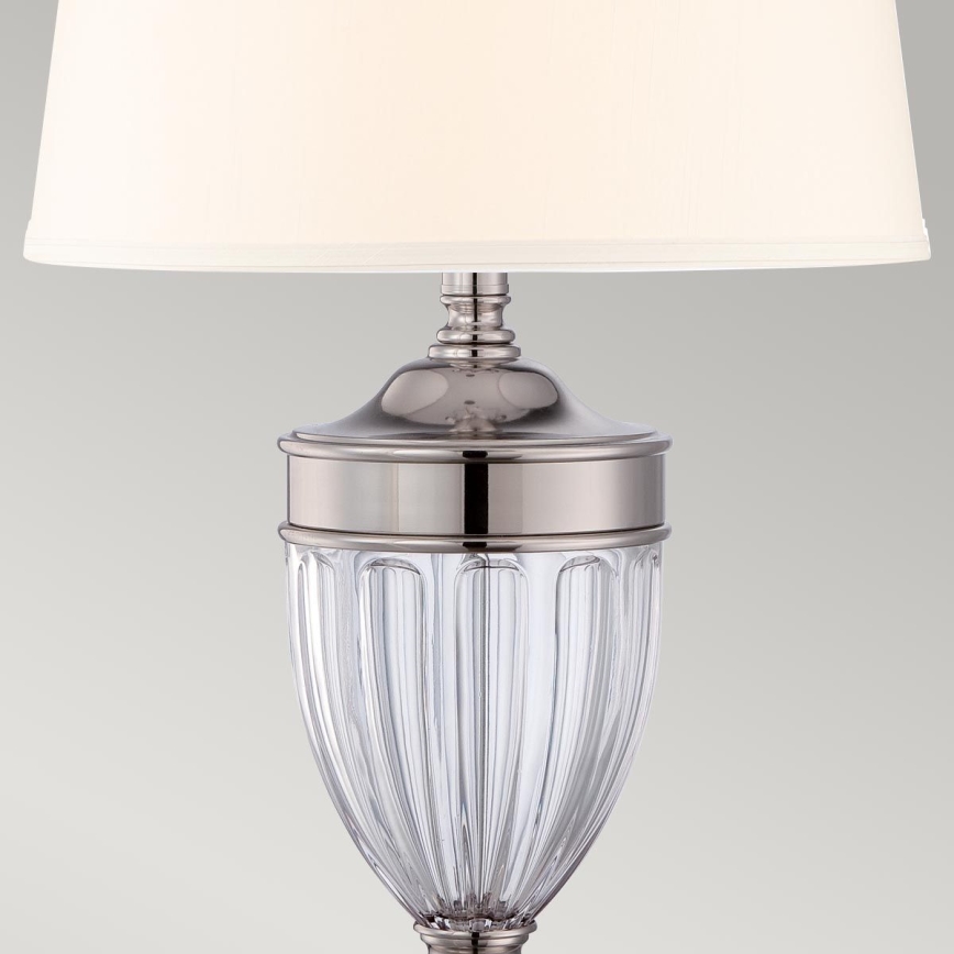 Quoizel - Pöytävalaisin DENNISON 1xE27/60W/230V kiiltävä kromi