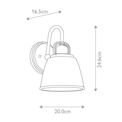 Quoizel - LED-seinävalaisin kylpyhuoneeseen DUBLIN 1xG9/3W/230V IP44 kiiltävä kromi