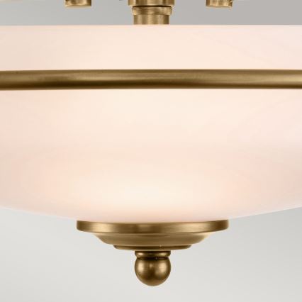 Quoizel - Kattovalaisin GRIFFIN 3xE27/60W/230V pronssinvärinen