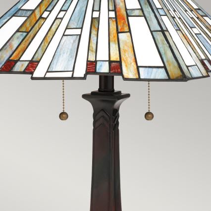 Quoizel - Pöytävalaisin MAYBECK 2xE27/60W/230V