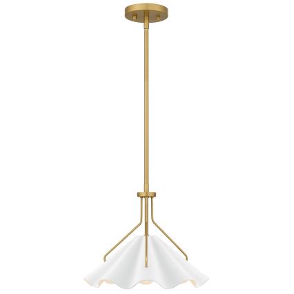 Quoizel - Riippukattokruunu MEJIA 1xE27/60W/230V halkaisija 35,6 cm messinki