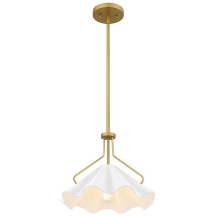 Quoizel - Riippukattokruunu MEJIA 1xE27/60W/230V halkaisija 35,6 cm messinki