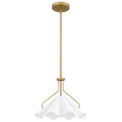 Quoizel - Riippukattokruunu MEJIA 1xE27/60W/230V halkaisija 35,6 cm messinki