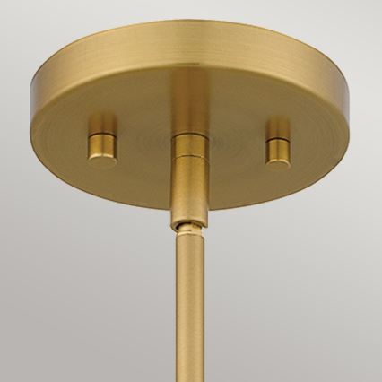 Quoizel - Riippukattokruunu MEJIA 1xE27/60W/230V halkaisija 35,6 cm messinki