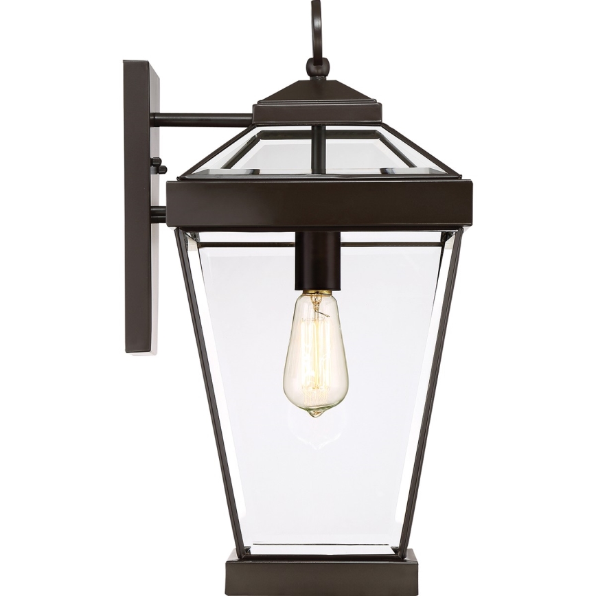 Quoizel - Ulkoseinävalaisin RAVINE 1xE27/60W/230V IP44 ruskea