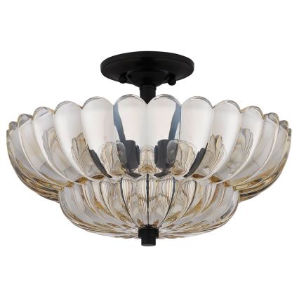 Quoizel - Kattovalo WHITECAP 4xE14/40W/230V halkaisija 39,5 cm